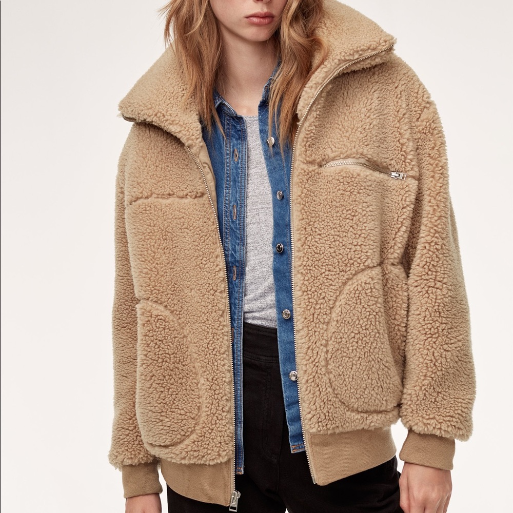 Aritzia teddy jacket